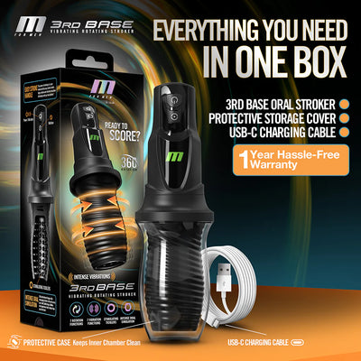 M For Men 3rd Base Black