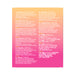 ROMP Kiss product box back with multilingual text detailing contents, safety, and body-safe silicone material information.