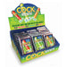 Display box of Cock Rockets assorted flavored oral candy packs in fruit punch, green apple, and orange flavors
