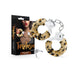 Temptasia Beginner Cuffs with leopard print faux fur, stainless steel chain, and two matching keys displayed with packaging.