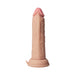 Realistic 6.5-inch vibrating silicone model with suction cup base in natural skin tone.