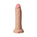 Realistic 6.5-inch vibrating silicone model with suction cup base in natural skin tone.