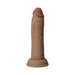 Realistic 6.5-inch vibrating silicone model with suction cup base in natural skin tone.