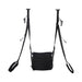 Black Sportsheets Pivot Deluxe Door Jam Sex Sling with adjustable straps and padded seat for comfort and support.