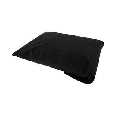 Black Sportsheets Pivot Pillow Protector with soft, durable fabric and secure closure for versatile support and protection.