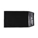 Black Sportsheets Pivot Pillow Protector with waterproof lining and hook and loop closure, shown flat and open.