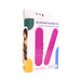 Packaging of the Sportsheets Pivot Flat Bullet silicone vibrator in pink, showing the product and key features on the box.