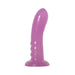 Purple curved tip dildo with suction cup base from Adam & Eve Eves Strap-On Play Set.