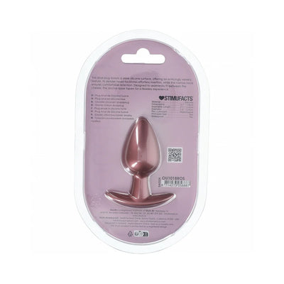 Ouch! Smooth Silicone Anal Plug Medium 3.1 in.