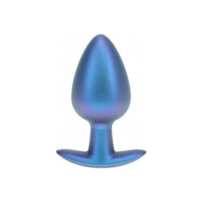 Ouch! Smooth Silicone Anal Plug Large 3.5 in., Purple