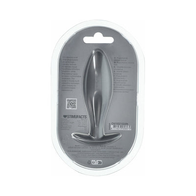 Ouch! Smooth Silicone Oval Anal Plug 4.6 in.