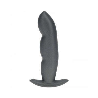 Ouch! Smooth Silicone Finger Anal Plug 4.6 in