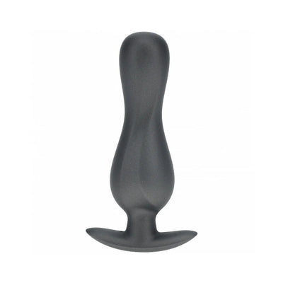 Ouch! Smooth Silicone Curvy Anal Plug 4.6 in.