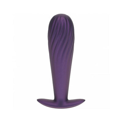 Ouch! Smooth Silicone Ribbed Anal Plug 4.6 in. Ouch! Smooth Silicone Ribbed Anal Plug 4.6 in.