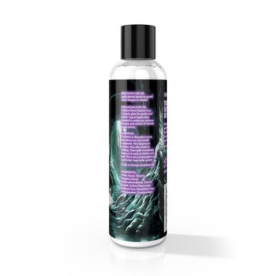 Back view of Creature Slim Creature Cum Unscented Jizz Lubricant 16 oz. bottle with usage directions and ingredients.