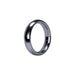 Smooth silver metal ring with a 50mm diameter, designed for comfortable and versatile wear.