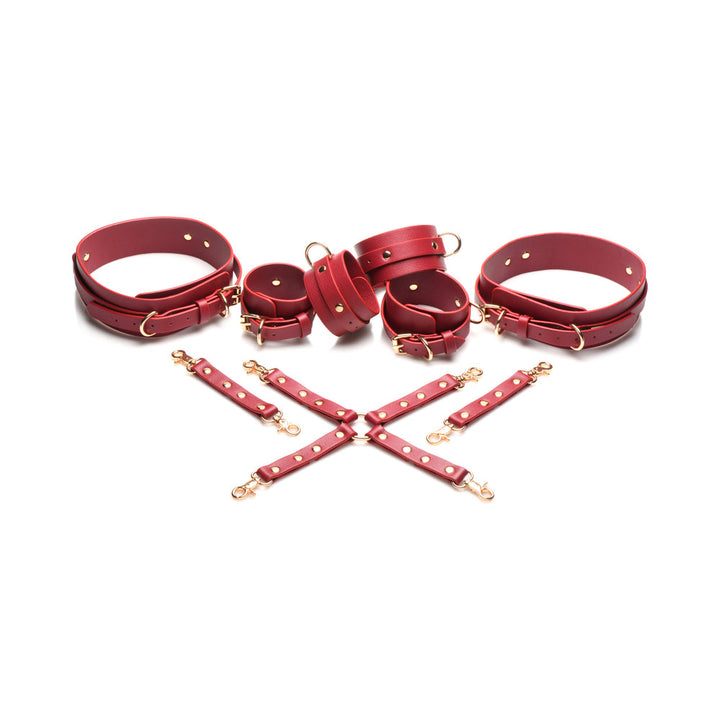 Ms Crimson Captive Hog Tie Restraints - product view 2