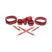 Ms Crimson Captive Hog Tie Restraints - product view 2
