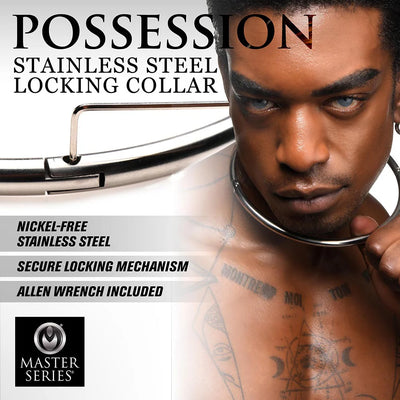 XR Brands Master Series Possession Stainless Steel Locking Collar