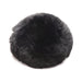 Soft black fluffy interchangeable bunny tail accessory for SnapOn Tailz silicone anal plugs.
