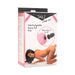 Packaging of SnapOn Tailz Interchangeable Pink Bunny Tail with image of a model and snap-on feature illustration