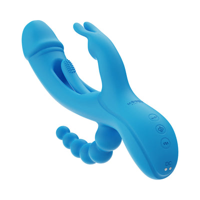 Trilux Kinky Finger Rabbit Vibrator with Anal Beads