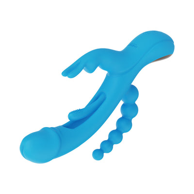 Trilux Kinky Finger Rabbit Vibrator with Anal Beads