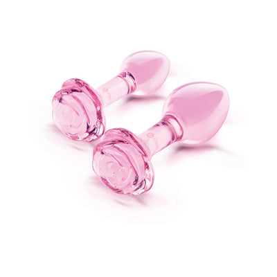 b-Vibe Pink Roses Training Plug Set
