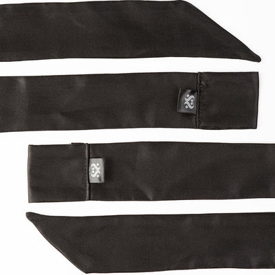 SEI MIO Nights in Tied Satin 2 x Silk Sash Restraints