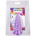 Crystal Jellies Anal Twist 5 Inch Purple