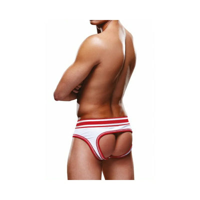 Prowler White/red Open Brief