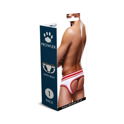 Prowler White/red Open Brief