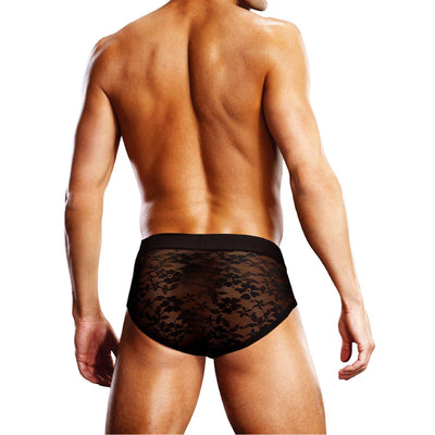 Prowler Black Lace Brief