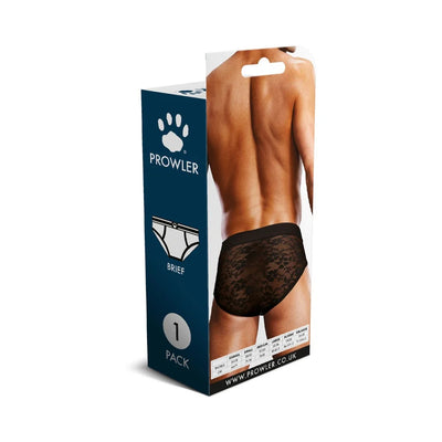 Prowler Black Lace Brief