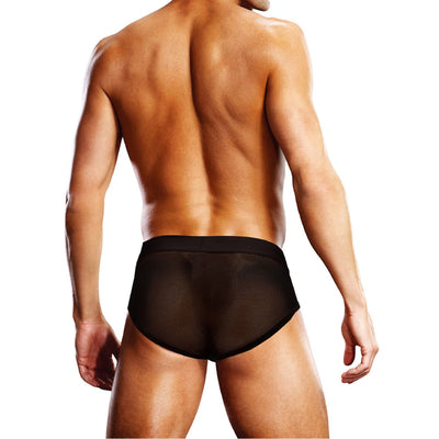 Prowler Black Mesh Brief