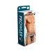 Packaging box of Prowler Black Oversized Paw Jock featuring a muscular male model wearing the colorful paw print jock strap.