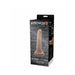 Packaging box of Prowler Red Ultra Cock 6.5 realistic dildo with suction cup base against a brick wall background.