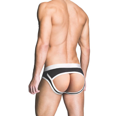 Prowler Red Ass-Less Brief Wht