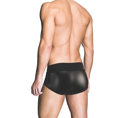 Prowler Red Wetlook Brief Blk