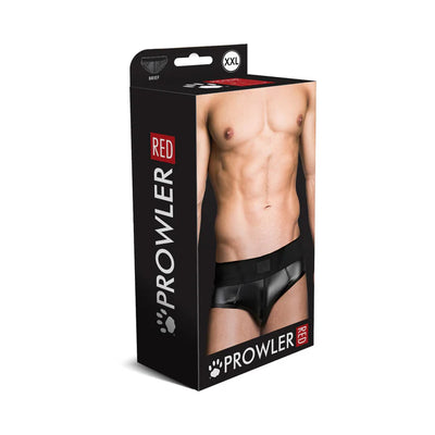 Prowler Red Wetlook Brief Blk
