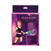 Packaging of Natalie's Toy Box Pleasure Hunter 3 Pc Kit in mint with illustrated adventurous woman and product attachments shown.