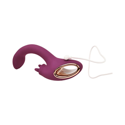 Adam & Eve Rose Gold Clit Tickler Dual Stimulating Vibrator Adam & Eve Rose Gold Clit Tickler Dual Stimulating Vibrator