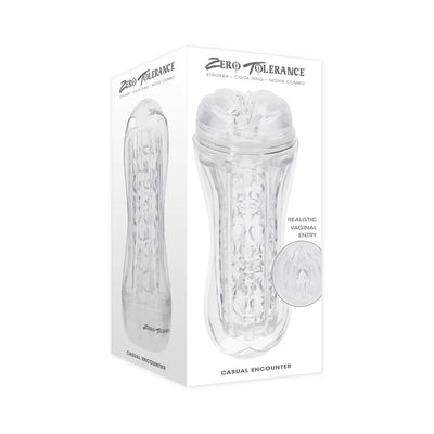 Zero Tolerance Casual Encounter Stroker Masturbator TPE Clear