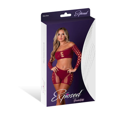Magic Silk Seamless Crop Top & Short Set