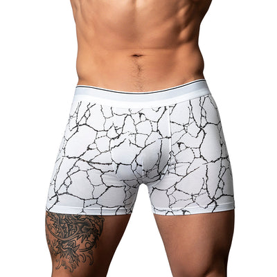 Male Power Soo Cumfy Boxer Brief Black/White