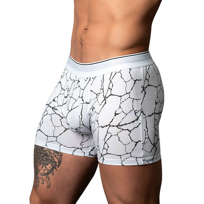 Male Power Soo Cumfy Boxer Brief Black/White
