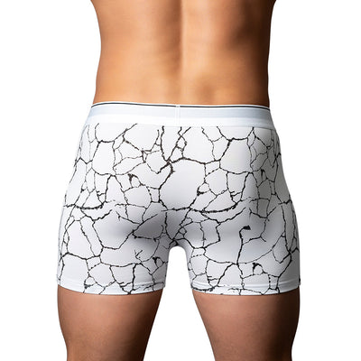 Male Power Soo Cumfy Boxer Brief Black/White