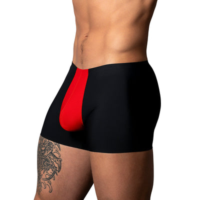 Male Power Hot Mesh Pouch Short Black/Red