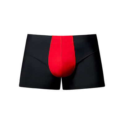 Male Power Hot Mesh Pouch Short Black/Red
