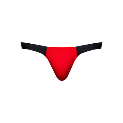 Male Power Hot Mesh Bong Thong Black/Red